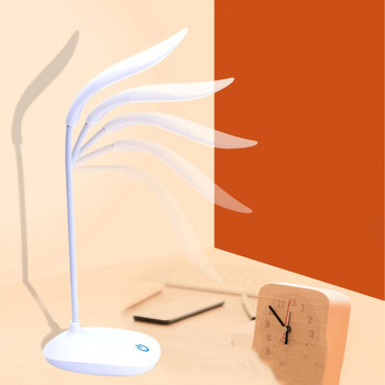 LED мини лампа за книга за четене Защита на очите Преносимо сгъваемо домашно осветление Настолна лампа за нощно шкафче за четене на спалня