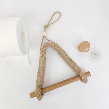 Старинно въже за окачване на кърпи Поставка за тоалетна хартия Домашен хотел Консумативи за декорация на баня Поставка за хартиени кърпи Стойка за тоалетна хартия
