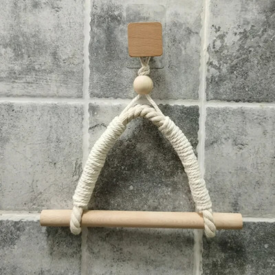 Vintage πετσέτα κρεμαστό σχοινί για χαρτί υγείας Βάση για χαρτί υγείας Σπίτι Ξενοδοχείο Διακόσμηση Μπάνιου Προμήθειες θήκη για χαρτί υγείας