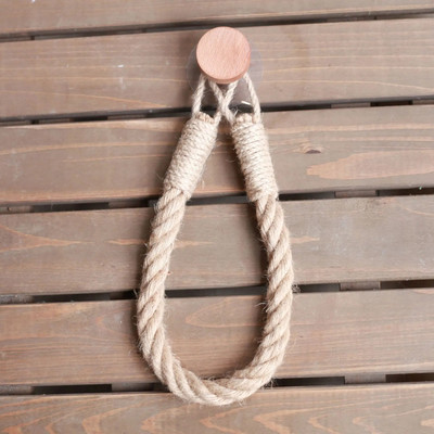 Χάρτινες θήκες για πετσέτες χωρίς νύχια Πετσέτες μπάνιου Γάντζος για χαρτί υγείας Βάση για πετσέτες μπεζ χρώμα κάνναβης