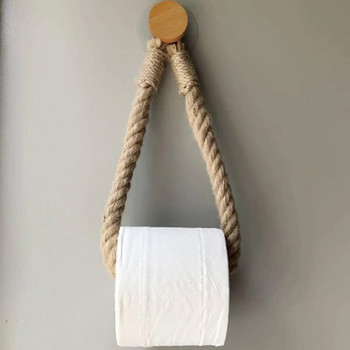 Vintage Σχοινί Κρεμαστός Πετσέτας Θήκη για Χαρτί Τουαλέτας Home Hotel Προμήθειες μπάνιου