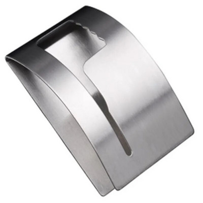 1 τεμ. Γάντζος θήκης για πετσέτες από ανοξείδωτο ατσάλι Αυτοκόλλητο κλιπ Κρεμάστρα υφασμάτων μπάνιου Οικιακή κρεμάστρα πετσετών τοίχου Ράφι αποθήκευσης