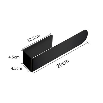 Δαχτυλίδι για πετσέτες χεριών Αυτοκόλλητη θήκη για πετσέτες μπάνιου κουζίνας Μπάρα θήκης για πετσέτες χειρός Μπάρα στον τοίχο χωρίς σχάρα για πετσέτες τρυπήματος