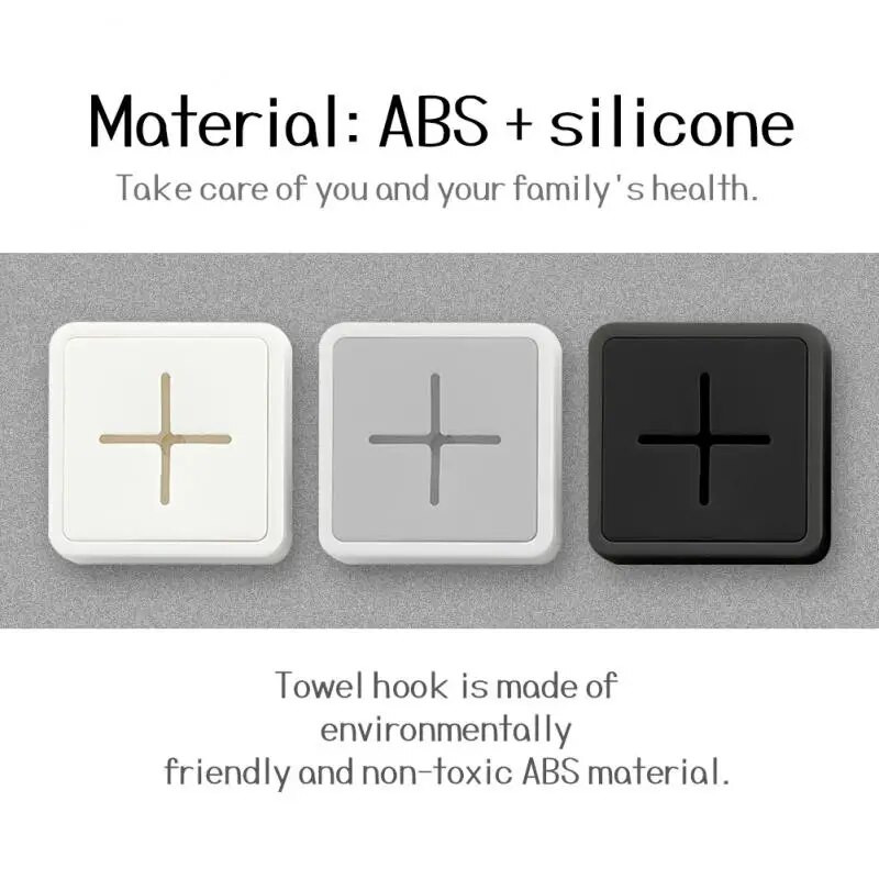 Βάση για πετσέτες Αδιάβροχες πετσέτες Αποθήκευση Σχάρα αποθήκευσης μπάνιου Αυτοκόλλητη μπουνιά δωρεάν εργαλεία κουζίνας Κλιπ πιάτων