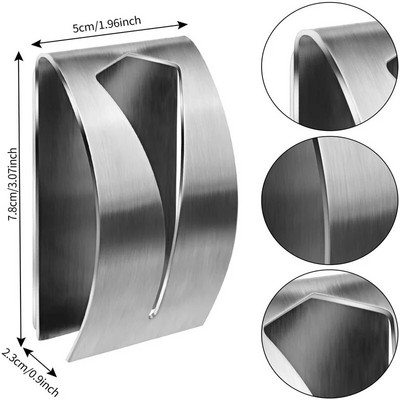 Isekleepuv rätikukonksu hoidja, roostevabast terasest kööginõude konksuga seinakinnitus, mittepuuritav käterätikuhoidja