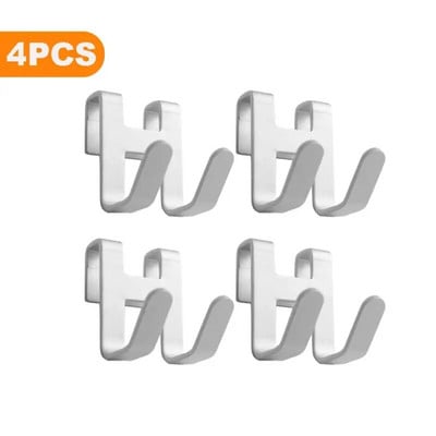 Space Aliuminis, metalinis lipnus vonios rankšluosčių kabykla, nemokama rankšluosčių laikiklio kabykla, skirta vonios kambario priedams