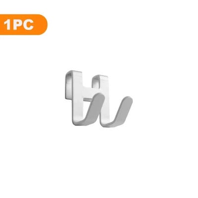 Space Aliuminis, metalinis lipnus vonios rankšluosčių kabykla, nemokama rankšluosčių laikiklio kabykla, skirta vonios kambario priedams