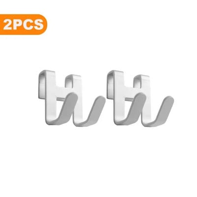 Space Aliuminis, metalinis lipnus vonios rankšluosčių kabykla, nemokama rankšluosčių laikiklio kabykla, skirta vonios kambario priedams