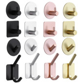 Lipnus vonios kambario kabliukas Raktų krepšys dušo durelių chalatas Rankšluosčių lipni kabykla Virtuvės aksesuarai Užrašinėjui Sieniniai lipdukai Kabliukai