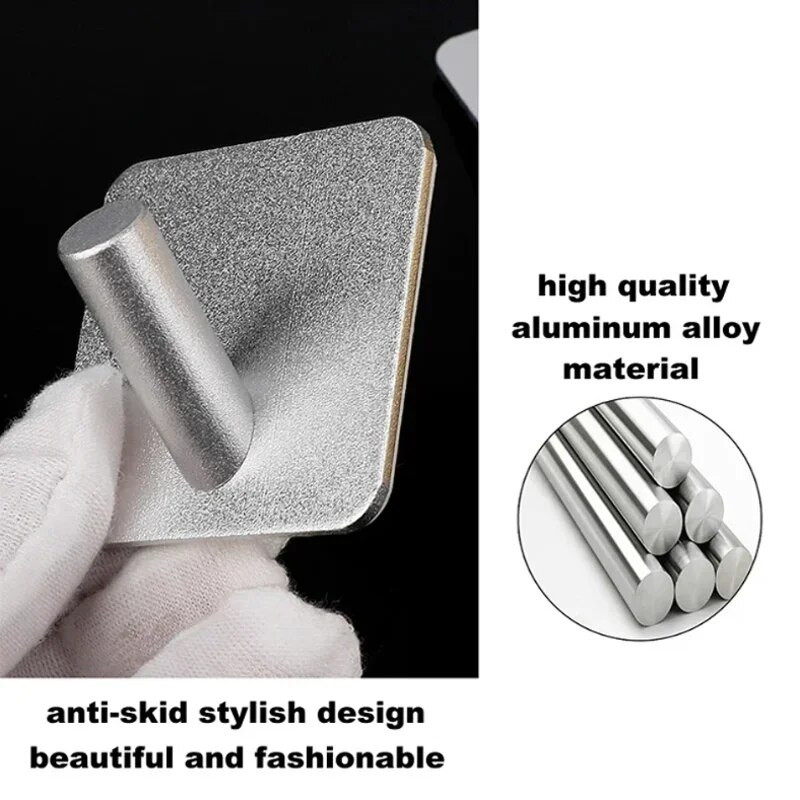 Lipnus vonios kambario kabliukas Raktų krepšys dušo durelių chalatas Rankšluosčių lipni kabykla Virtuvės aksesuarai Užrašinėjui Sieniniai lipdukai Kabliukai