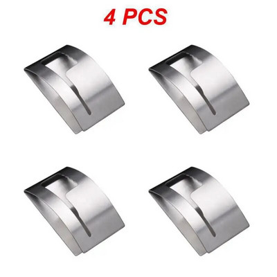 1~8 ΤΕΜ. Γάντζος θήκης για πετσέτες από ανοξείδωτο ατσάλι Αυτοκόλλητο κλιπ κρεμάστρα μπάνιου Υφασμάτινη κρεμάστρα Οικιακή επιτοίχια θήκη για πετσέτες