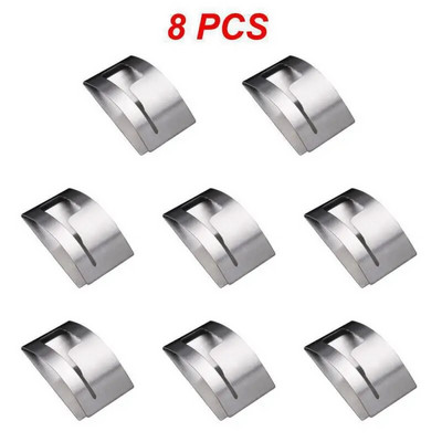 1~8 ΤΕΜ. Γάντζος θήκης για πετσέτες από ανοξείδωτο ατσάλι Αυτοκόλλητο κλιπ κρεμάστρα μπάνιου Υφασμάτινη κρεμάστρα Οικιακή επιτοίχια θήκη για πετσέτες