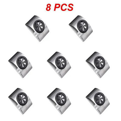 1~8 ΤΕΜ. Γάντζος θήκης για πετσέτες από ανοξείδωτο ατσάλι Αυτοκόλλητο κλιπ κρεμάστρα μπάνιου Υφασμάτινη κρεμάστρα Οικιακή επιτοίχια θήκη για πετσέτες