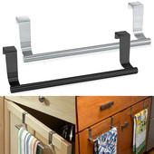 Θήκη για πετσέτες κουζίνας πάνω από το ντουλάπι πετσέτα πάνω από την πόρτα Θήκη για πετσέτες τσαγιού Βάση πετσετών για ντουλάπια κουζίνας και μπάνιου