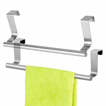 Θήκη για πετσέτες κουζίνας πάνω από το ντουλάπι πετσέτα πάνω από την πόρτα Θήκη για πετσέτες τσαγιού Βάση πετσετών για ντουλάπια κουζίνας και μπάνιου