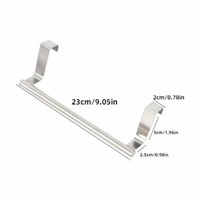 Θήκη για πετσέτες κουζίνας πάνω από το ντουλάπι πετσέτα πάνω από την πόρτα Θήκη για πετσέτες τσαγιού Βάση πετσετών για ντουλάπια κουζίνας και μπάνιου