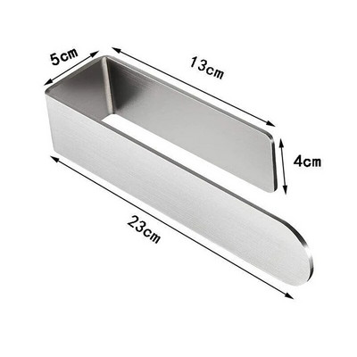 Käterätikurõngas Isekleepuv vannitoa köögirätik käterätikuhoidja pulk seinale roostevabast terasest mattmust