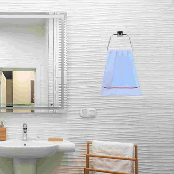 Δαχτυλίδι για πετσέτες από ανοξείδωτο ατσάλι Κρεμάστρα μπάνιου κουζίνας (304 φωτεινό τετράγωνο) 1 τεμ.