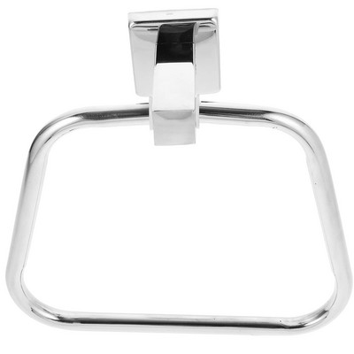 Prsten za ručnike od nehrđajućeg čelika Kupaonica Kuhinjska vješalica (304 svijetli kvadrat) 1 kom Zidna