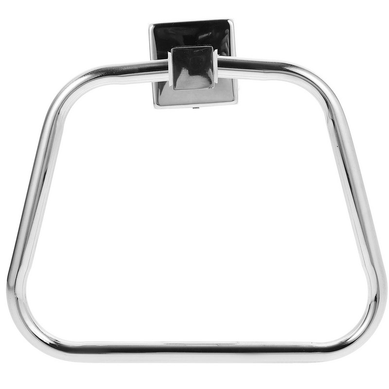 Prsten za ručnike od nehrđajućeg čelika Kupaonica Kuhinjska vješalica (304 svijetli kvadrat) 1 kom Zidna