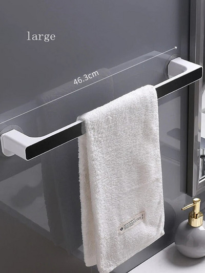 Μπάρα πετσετών μπάνιου Πετσέτα Κρεμάστρα πετσετών στον τοίχο Βάση ράφι ράφι για παπούτσια Βάση ραφιών Κρεμαστό φινίρισμα για πετσέτες