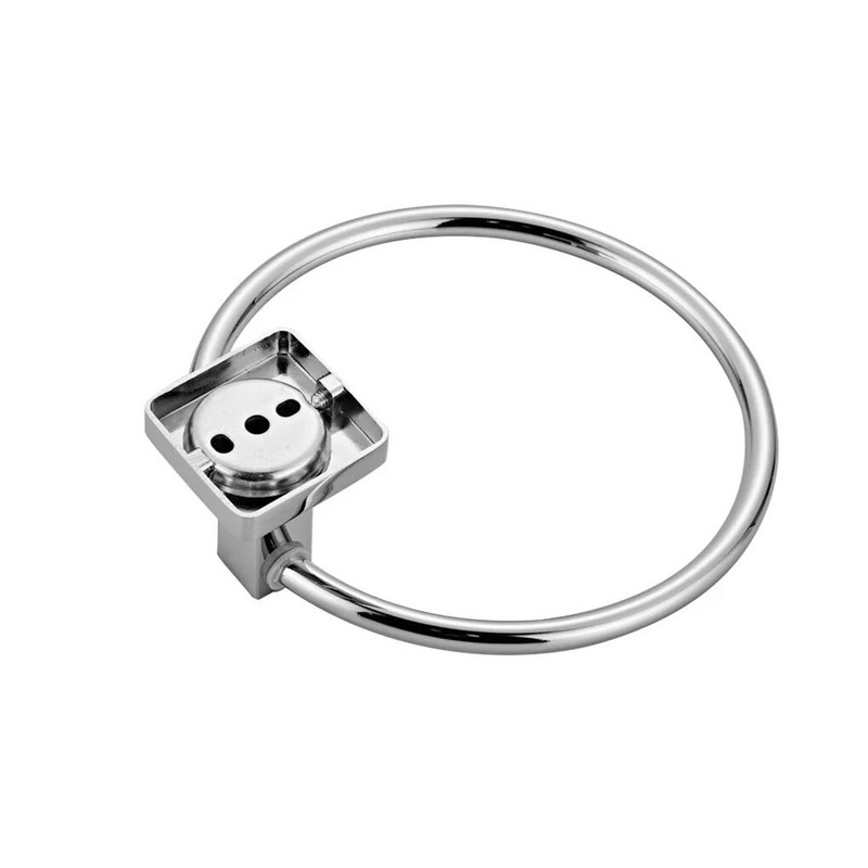 Δαχτυλίδι για πετσέτες από ανοξείδωτο ατσάλι Κρεμάστρα κουζίνας μπάνιου για πετσέτες ράφι τοίχου