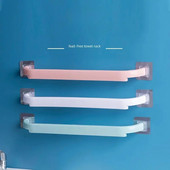 Σχάρα για πετσέτες τοίχου με 2 ράβδους Χωρίς διάτρηση Προέκταση τουαλέτας Μπάνιου με μονή ράβδο Προσαρμόσιμο σχέδιο