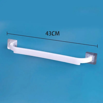 Σχάρα για πετσέτες τοίχου με 2 ράβδους Χωρίς διάτρηση Προέκταση τουαλέτας Μπάνιου με μονή ράβδο Προσαρμόσιμο σχέδιο