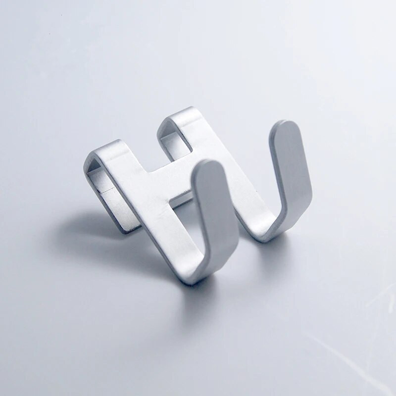 Vannitoa käterätihoidja ruum alumiiniumist uksekonks H-kujuline rippuv Vannituba köök hoiustamisriiul Dušš käterätikuivatid Korraldaja riistvara