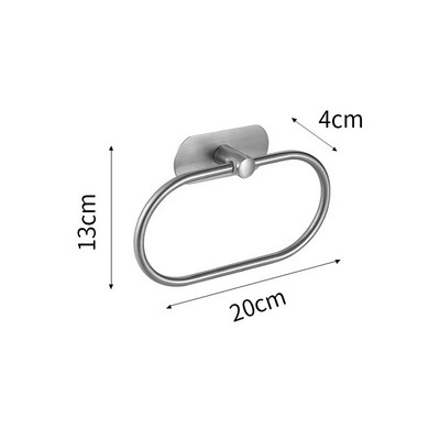 Σετ εξοπλισμού μπάνιου από ανοξείδωτο ατσάλι Βουρτσισμένο ρόμπα γάντζος πετσέτα ράγα μπαρ Ράφι χαρτί υγείας Θήκη για χαρτί υγείας Αξεσουάρ μπάνιου