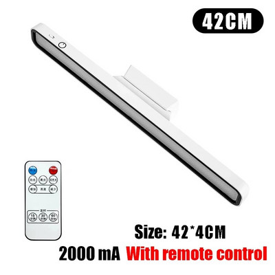 Φωτιστικό γραφείου ανάγνωσης LED USB Επαναφορτιζόμενο φως Επιτραπέζιο φωτιστικό με τηλεχειριστήριο φωτιστικό νύχτας για ντουλάπα υπνοδωματίου