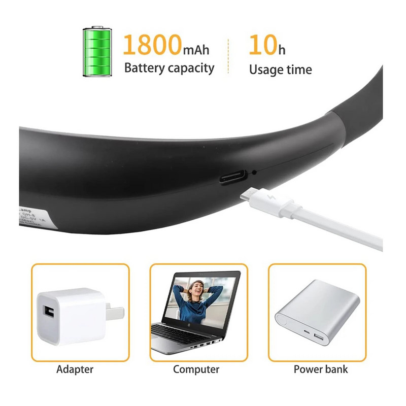 Φωτιστικό λαιμού LED με δυνατότητα ρύθμισης Handsfree Flexible Hug Light Φωτιστικό βιβλίου ανάγνωσης Hug Light Φως καινοτομία Φωτιστικό ανάγνωσης Νυχτερινό φως Φακός