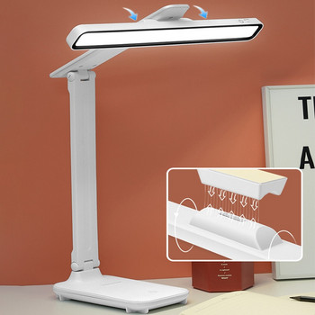 Настолна лампа LED настолна лампа USB акумулаторна висяща магнитна светлина Светлина за четене Офис аксесоари за бюро Спалня Нощно шкафче