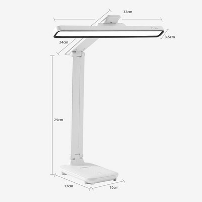 Επιτραπέζιο φωτιστικό LED Επιτραπέζιο φωτιστικό USB Επαναφορτιζόμενο μαγνητικό φως ανάγνωσης Αξεσουάρ γραφείου για γραφείο Υπνοδωμάτιο Κομοδίνο