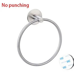 Δαχτυλίδι για πετσέτες μπάνιου από ανοξείδωτο ατσάλι Αυτοκόλλητες πετσέτες θήκη Πετσέτες χειρός επιτοίχιες για κουζίνα μπάνιου