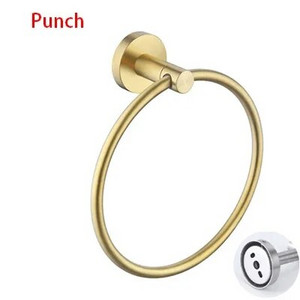 Δαχτυλίδι για πετσέτες μπάνιου από ανοξείδωτο ατσάλι Αυτοκόλλητες πετσέτες θήκη Πετσέτες χειρός επιτοίχιες για κουζίνα μπάνιου