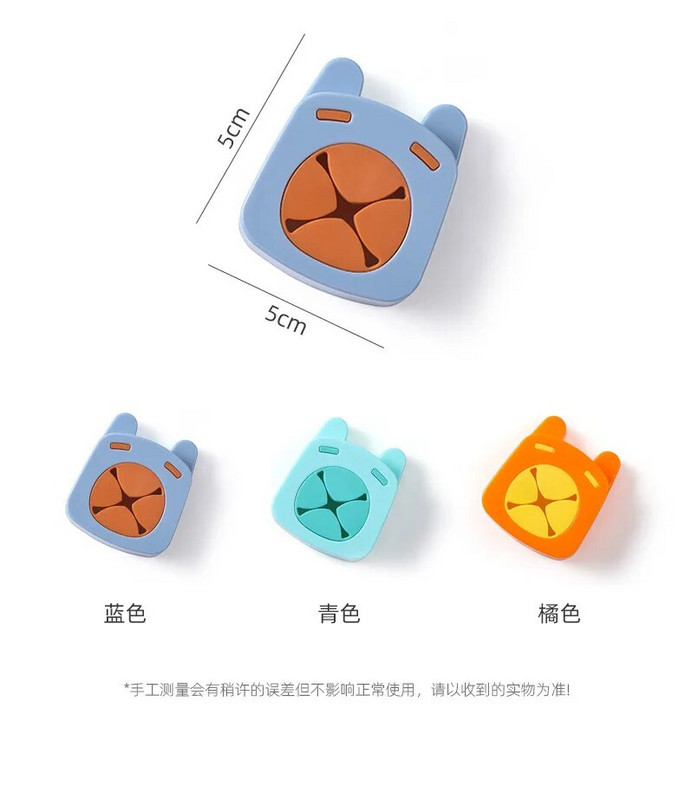 Κλιπ πετσέτας μπάνιου χωρίς διάτρηση Cartoon Viscose Towel Storage Clip Κουζίνα Επιτοίχια κρεμάστρα για πετσέτες Little Monster Βύσμα για πετσέτες