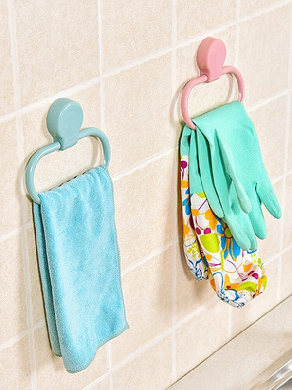 Κρεμάστρες τοίχου σε ρολό Αποθήκευση παλτό Πετσέτα δαχτυλιδιού Σχάρα σπιτιού Αυτοκόλλητη διακόσμηση ξενοδοχείου Αξεσουάρ μπάνιου τουαλέτας