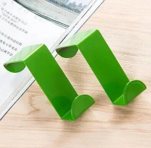 2τμχ Γάντζος πόρτας από ανοξείδωτο χάλυβα Τύπος Ζ Ντουλάπι κουζίνας Ρούχα Αποθήκευση σπιτιού Κρεμάστρα Πετσέτα μπάνιου Οργάνωση Hardware Αξεσουάρ