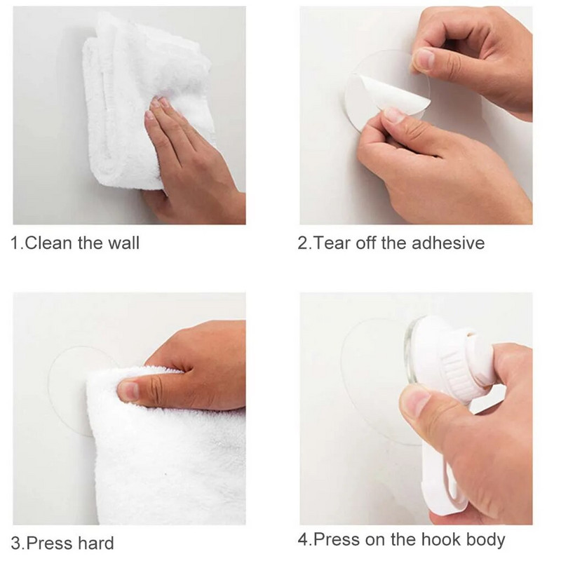 Μονοπολική ράφι για πετσέτες ανασυρόμενη βεντούζα ντους Κρεμάστρα ράβδος αποθήκευσης Επιτοίχια Μπάρα πετσετών μπάνιου