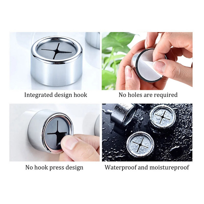 2 vnt virtuvės vonios rankšluosčių segtukų laikiklis Lipnus sieninio rankšluosčio kabliukas Virtuvės sieninio skuduro stovo kabliuko spaustukai laikymo kabliukas