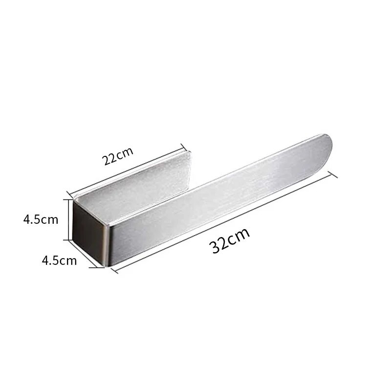 Rankšluosčių žiedas Lipnus vonios kambario virtuvės rankšluostis Rankšluosčių laikiklio strypas ant sienos Nerūdijančio plieno matinis juodas 2023 m.