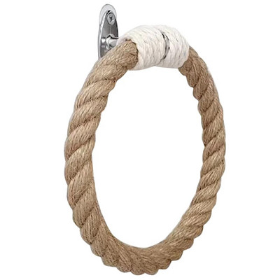 Σχάρα για πετσέτες οικιακής χρήσης, υφαντό σχέδιο, ράφι αποθήκευσης πετσετών Ρουστίκ, χειροποίητη διακόσμηση για πετσέτες