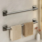 Κρεμάστρα για πετσέτες μπάνιου Επιτοίχια γκρι λευκή θήκη πετσετών Αποθήκευση κουζίνας Αξεσουάρ Organizer μπάνιου