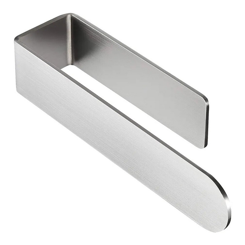 Rankšluosčių kabykla Paprasta vonios tualeto šepečiu 304 nerūdijančio plieno rankšluosčių kabykla Be perforavimo rankšluosčių pakabinama vieno strypo rankšluosčių juosta