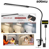 Έλεγχος αφής EU/US 12V 12W Επιτραπέζιο φωτιστικό 3 χρωμάτων με δυνατότητα ρύθμισης φωτισμού LED με ρυθμιζόμενο 360° λαιμό χήνας για σπίτι/γραφείο