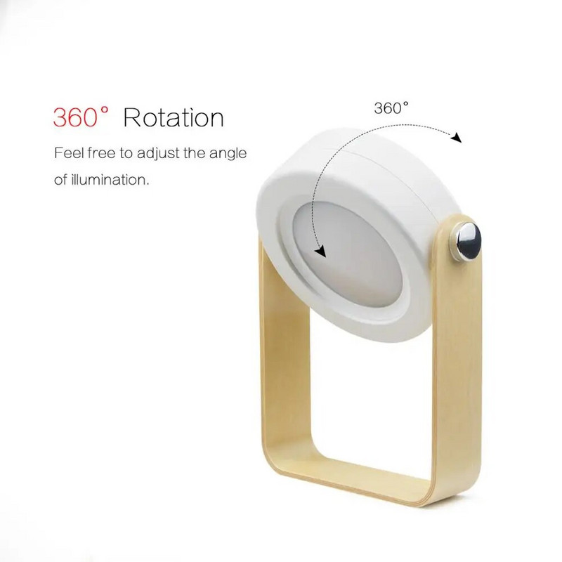 LED Πτυσσόμενο επιτραπέζιο φωτιστικό Φως φαναριού USB Επαναφορτιζόμενος αισθητήρας αφής διακόπτης φωτιστικό γραφείου για διάβασμα δίπλα στο κρεβάτι σε υπαίθριο κάμπινγκ