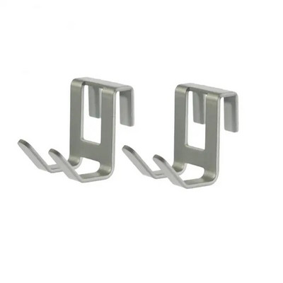 1/2 ΤΕΜ. Γάντζοι αλουμινίου Δωρεάν τρύπα ντους με πετσέτα γυάλινης πόρτας Θήκες ξυριστικής θήκης Μπάνιο Οργάνωση κουζίνας Ράφια αποθήκευσης σπιτιού