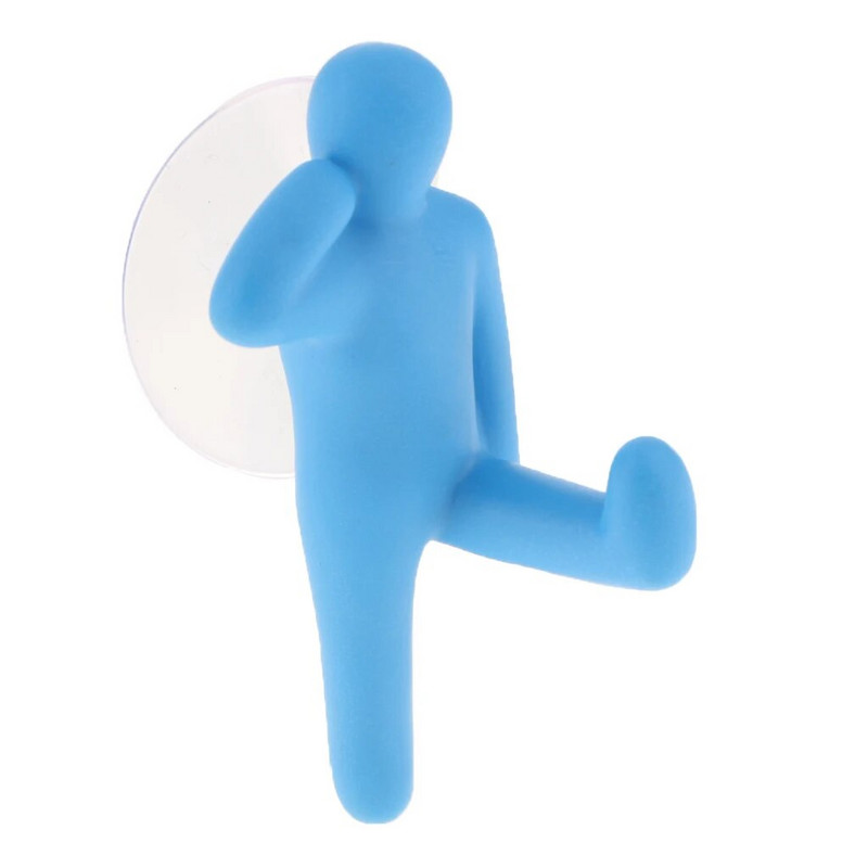 Spalvingi rankšluosčių laikiklio pakabos siurbimo puodelio kabliukai vonios virtuvei