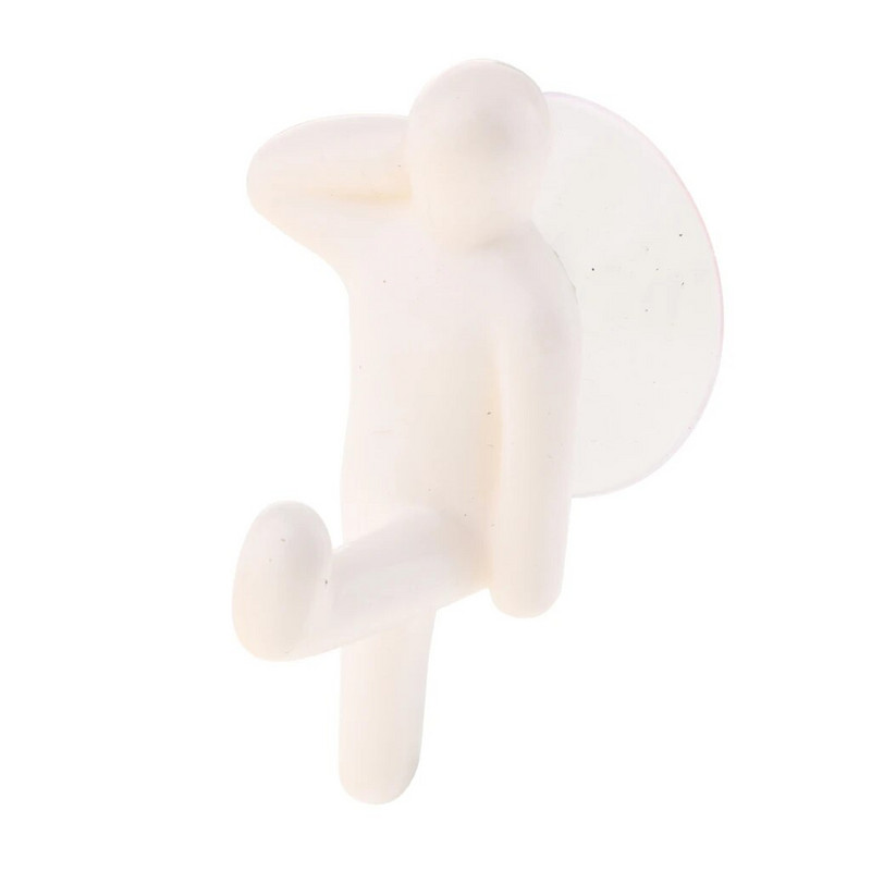 Spalvingi rankšluosčių laikiklio pakabos siurbimo puodelio kabliukai vonios virtuvei